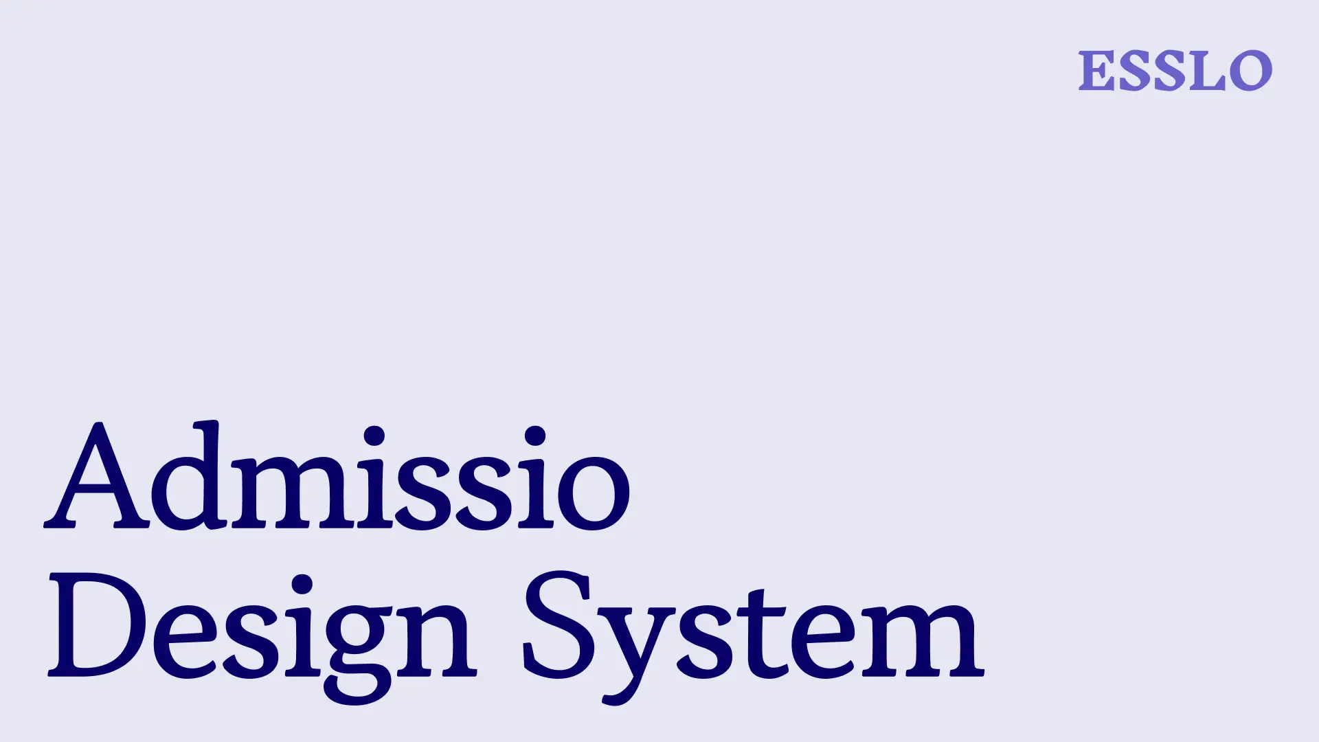 Admissio Design System